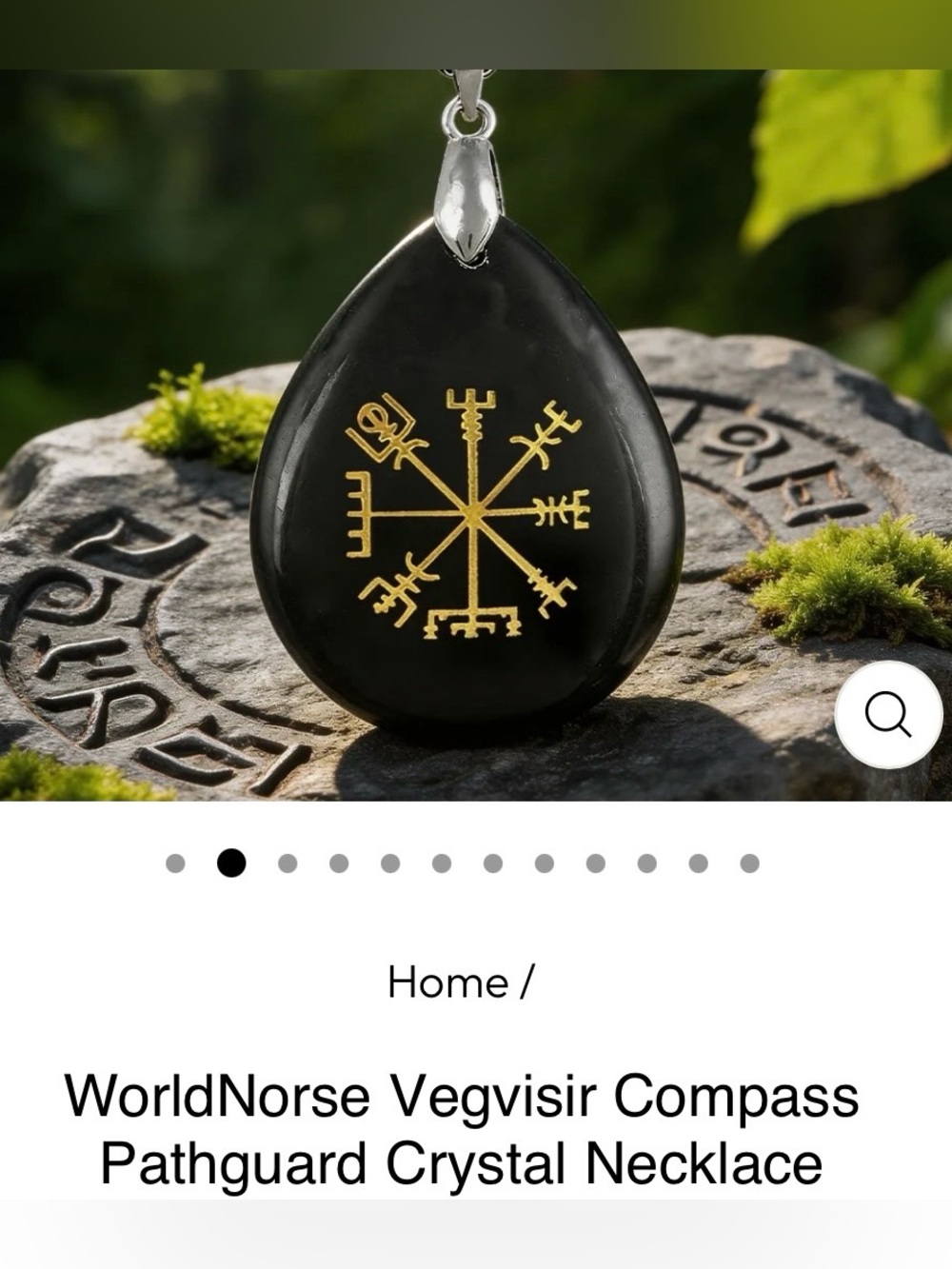 Norse Vegvisir Compass
Pathguard Crystal Necklace